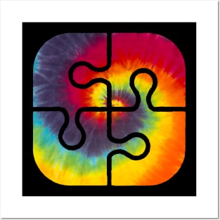 Autism Puzzle Piece Posters and Art